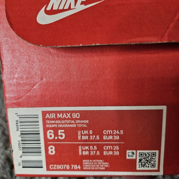 Nike Air Max 90 sz 6.5 mens/ 8 wms - Picture 4 of 5